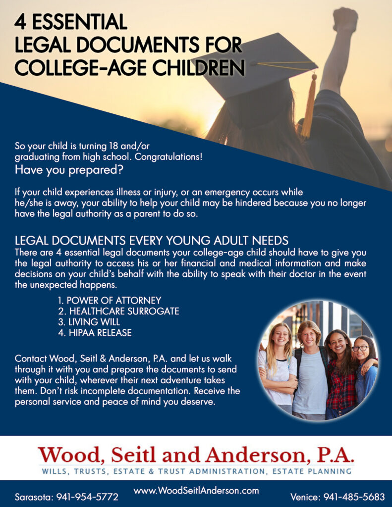 Legal Documents Every College Student Needs
